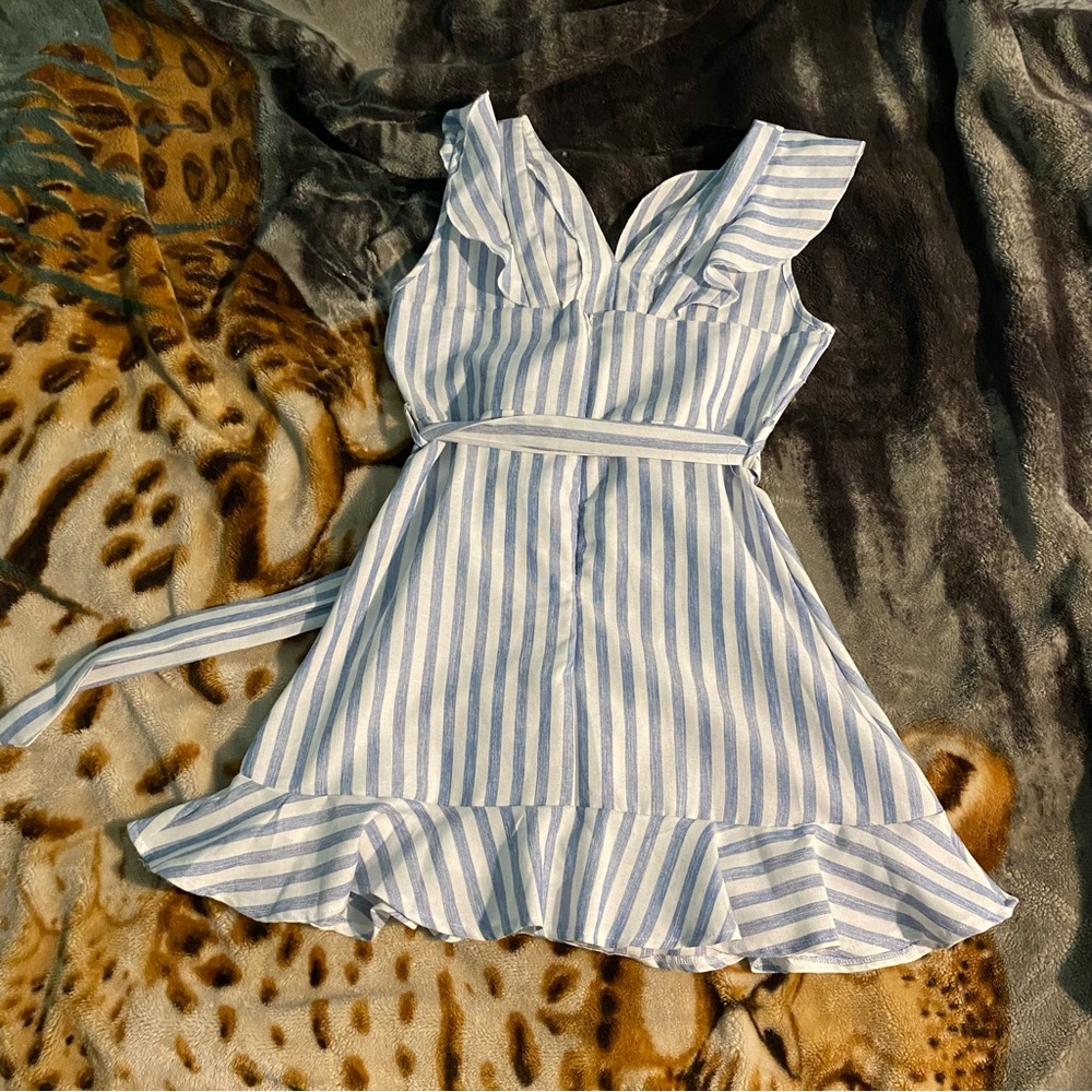 Cute striped linen she+sky dress - Picture 2 of 2